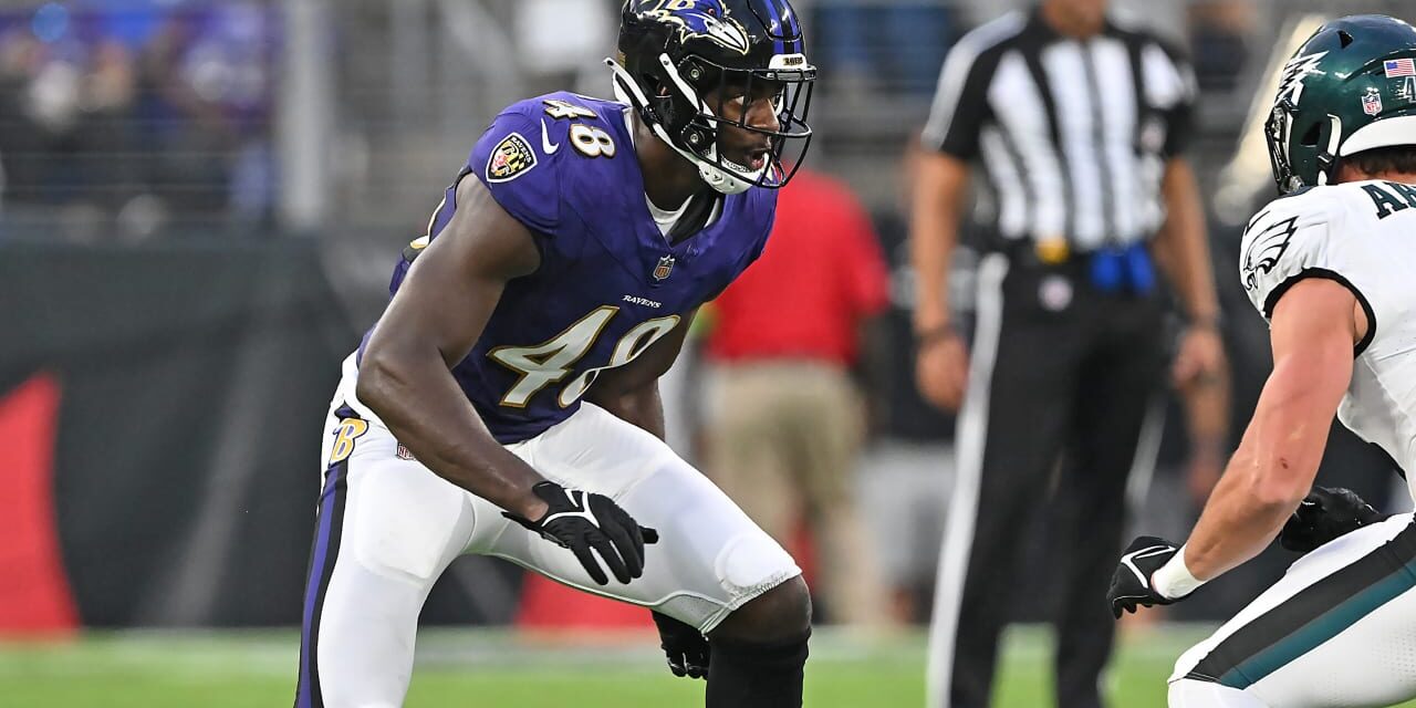 Ravens Elevate Outside Linebacker From Practice Squad