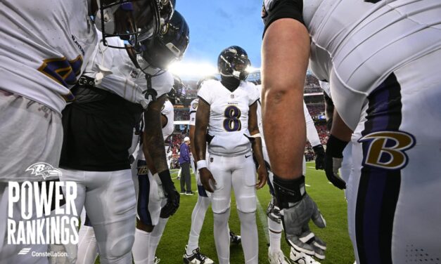 Power Rankings: Ravens Are Unanimous No. 1