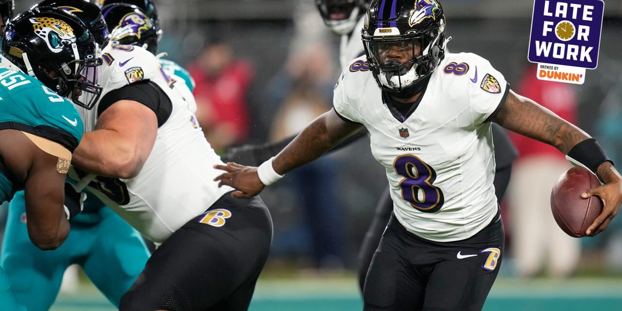 Late for Work: Lamar Jackson Leaps to Forefront of MVP Race