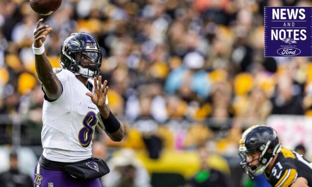 Lamar Jackson Won’t Play vs. Steelers