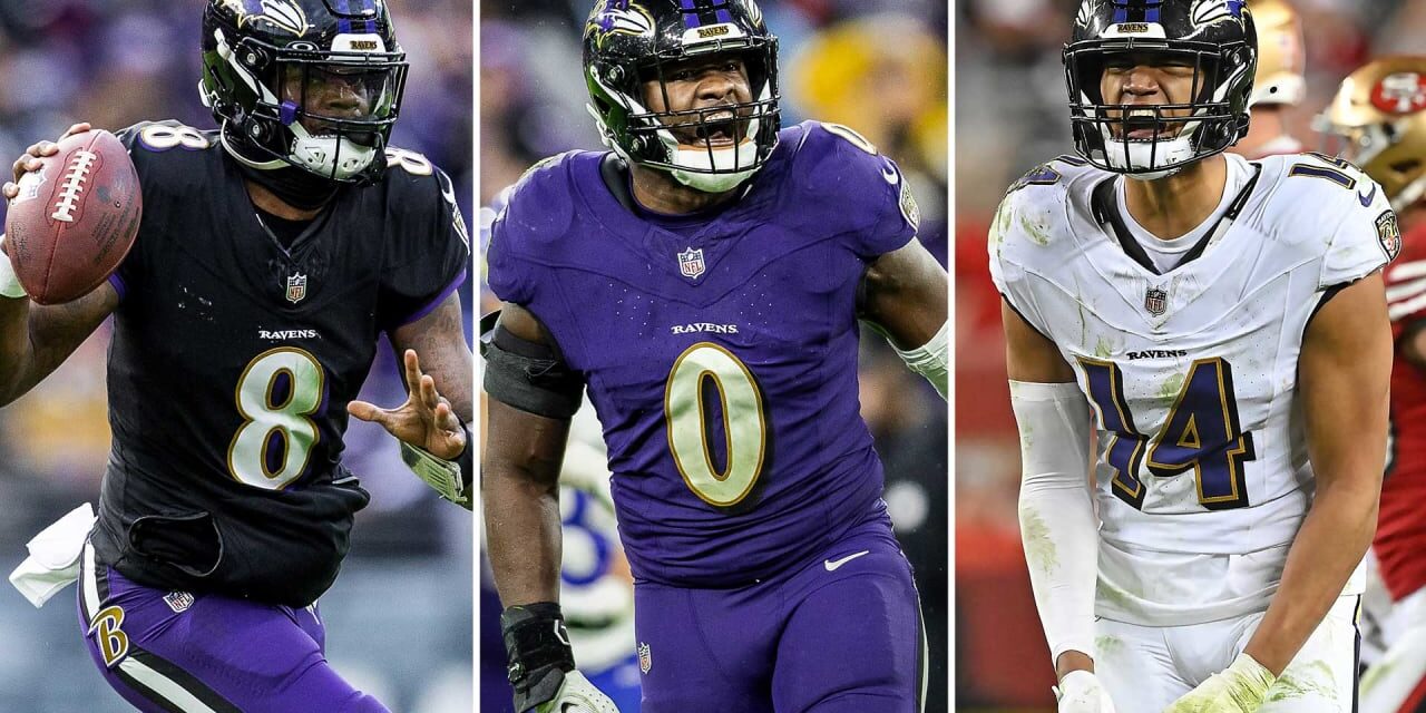 Lamar Jackson, Roquan Smith, Kyle Hamilton Voted All-Pros By Fellow NFL Players