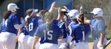 Dramatic Game Two Walk Off Leads Softball to Split With Howard