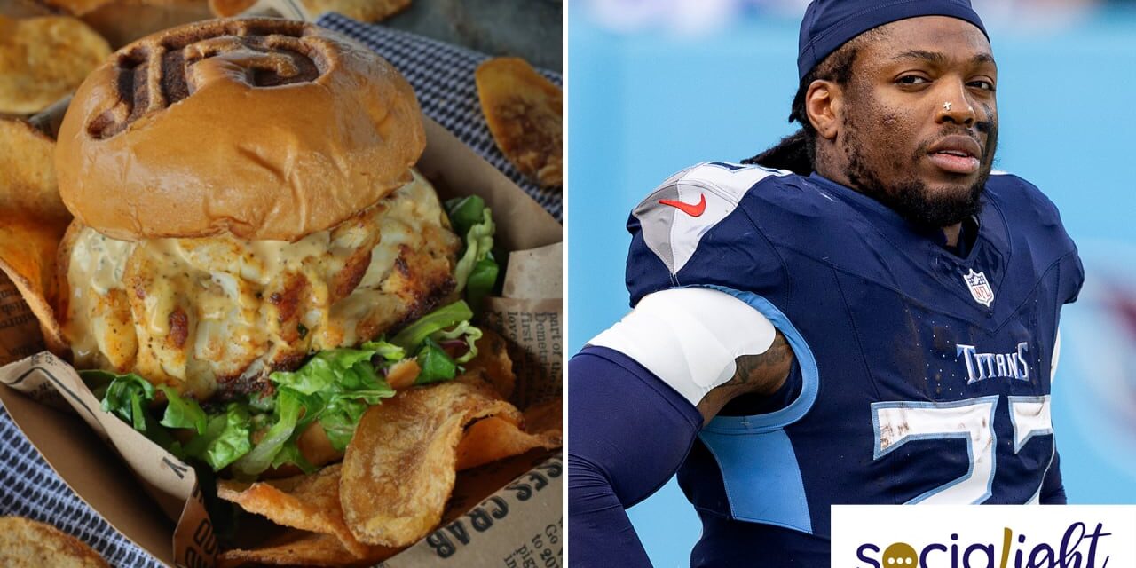 SociaLight: Derrick Henry Plans to Take Jimmy’s Seafood Up on ‘Free Crabcakes for Life’ Offer