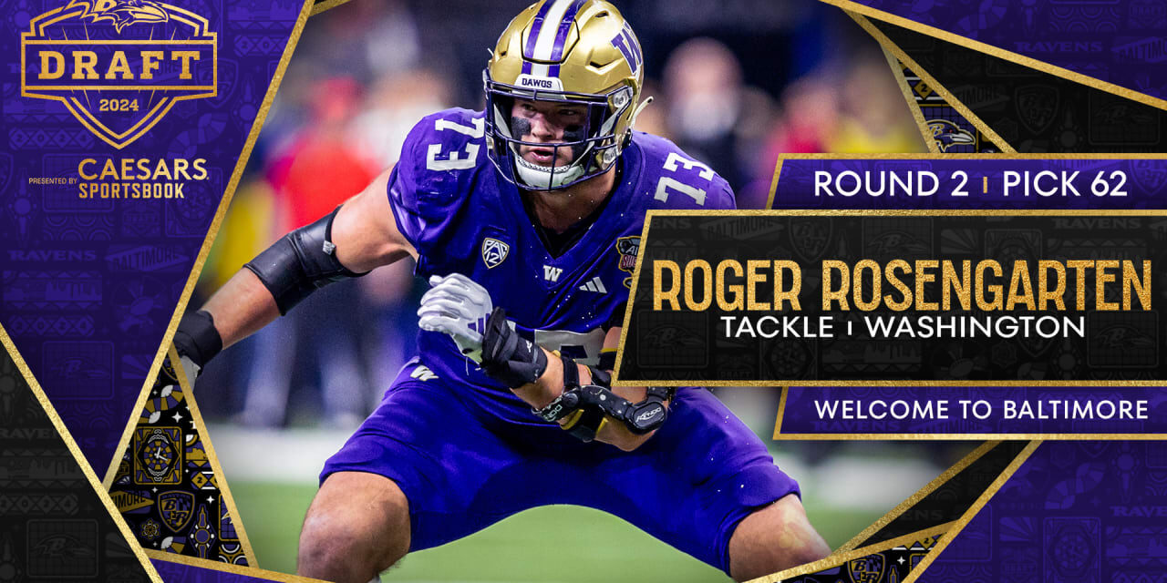Ravens Select OT Roger Rosengarten in Second Round