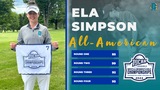 Simpson Seventh at NJCAA Women’s Golf Championship