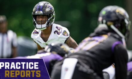 Practice Report: Pepe Williams Interception Amplifies Ravens’ Depth at Cornerback