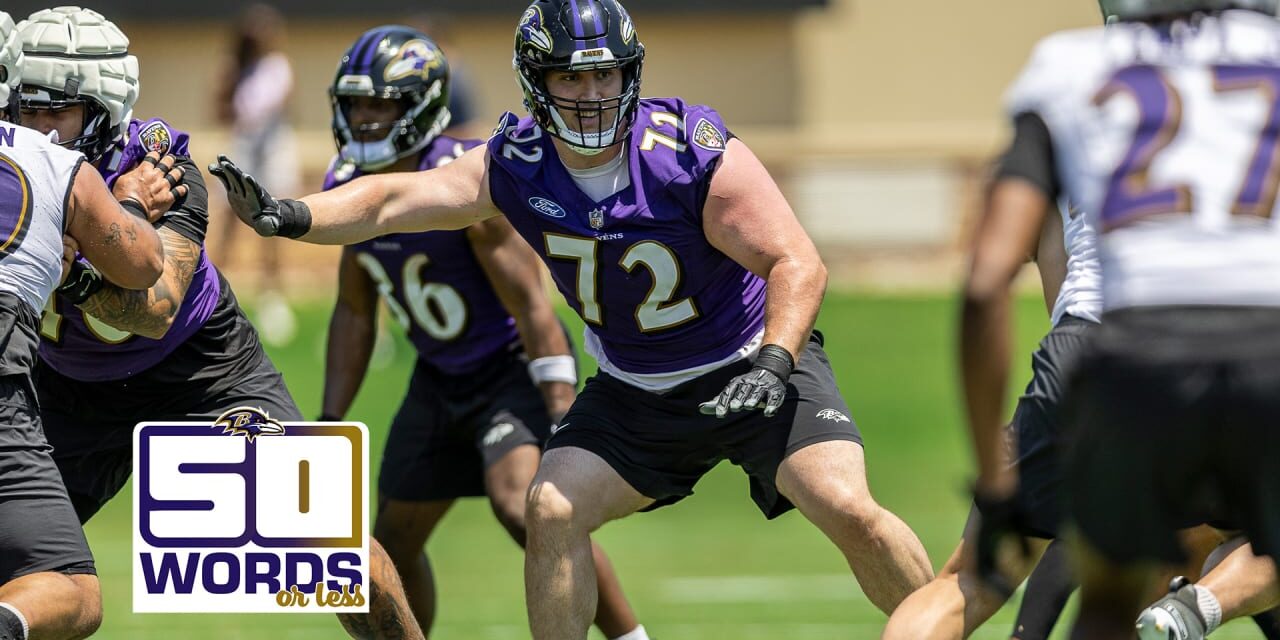 50 Words or Less: Sizing Up the Ravens’ Offensive Line