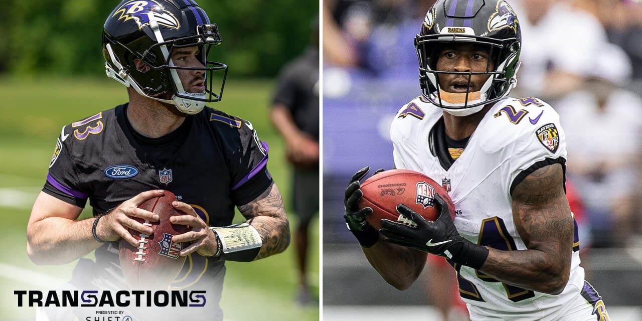 Ravens Make Cuts, Set 53-Man Roster