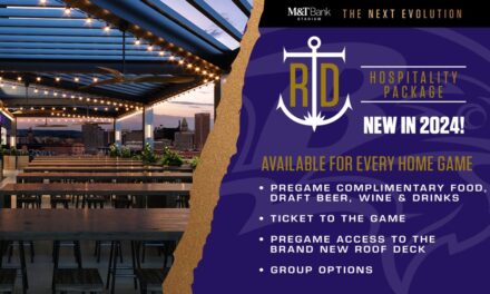 Ravens Introduce Pregame Roof Deck Hospitality Ticket Package