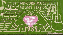 MD Corn Maze Opens Taylor’s Version. A Swift-Themed Corn Maze in Gambrills