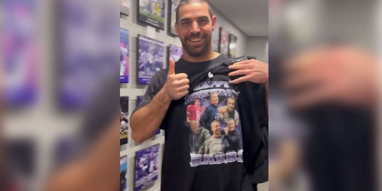 Ravens Celebrate John Harbaugh’s Birthday With Custom Shirts