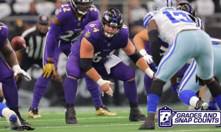 Ravens Grades & Snap Counts vs. Cowboys