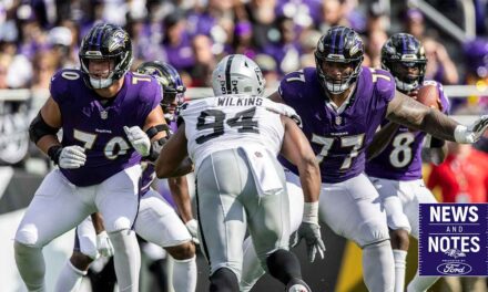 News & Notes: Ravens Could Have ‘Different Guys in Spots’ on O-Line