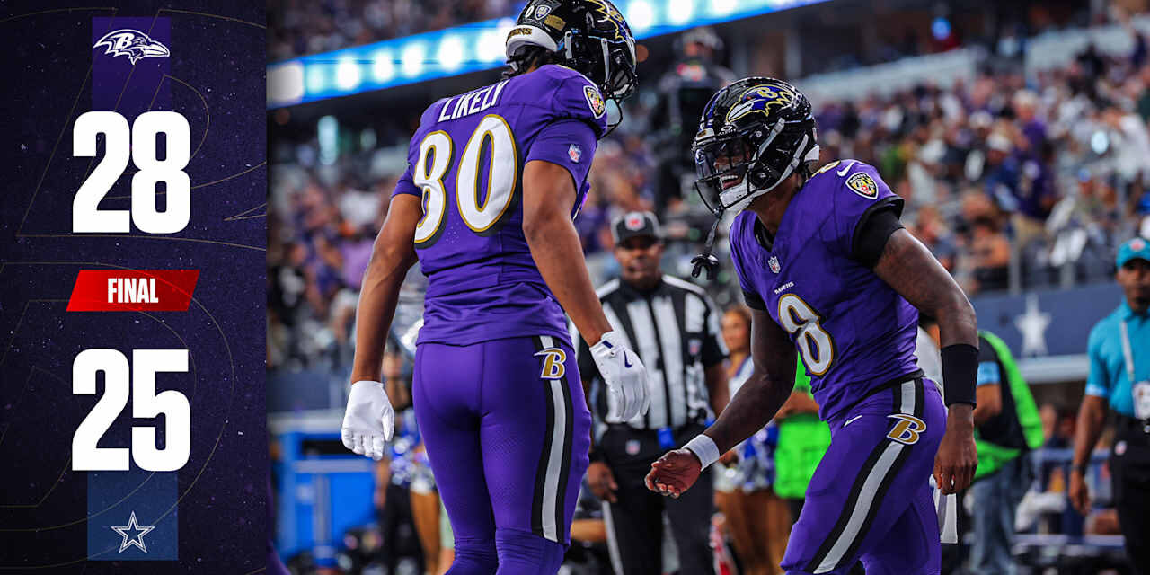 Game Recap: Ravens Hold Off Dallas for First Win