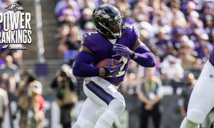 Power Rankings: Ravens Slide as Low as No. 17 After 0-2 Start