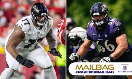 Mailbag: Why Aren’t the Ravens Rotating More on the Offensive Line?