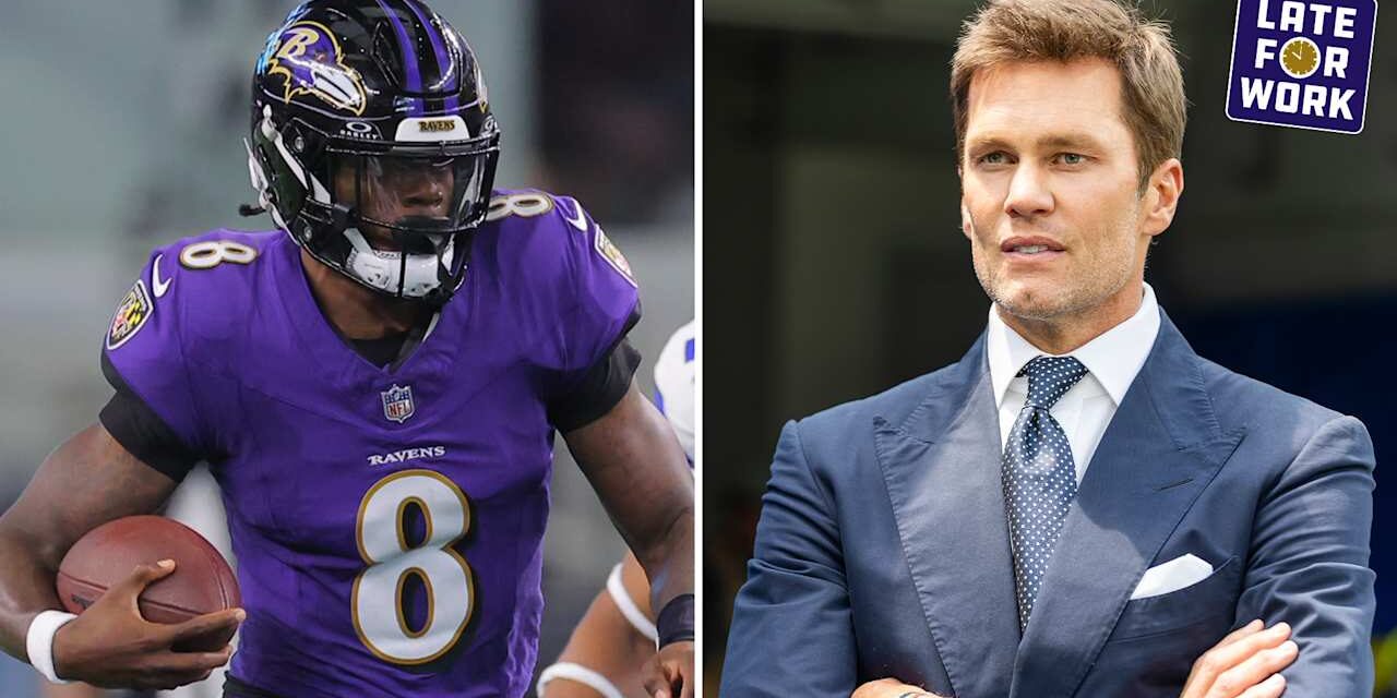 Late for Work: Tom Brady Praises Ravens in Dallas Win, Gives Lamar Jackson New Nickname