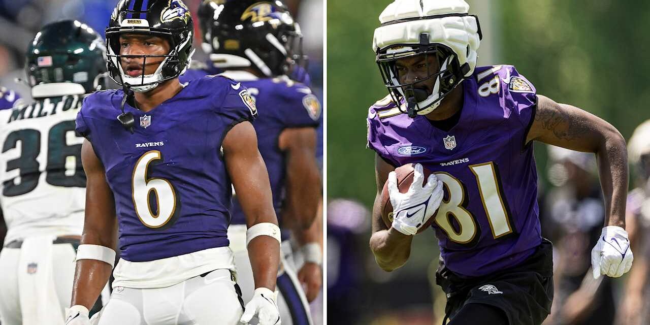 Five Rookies Among Ravens’ Inactives Against Chiefs