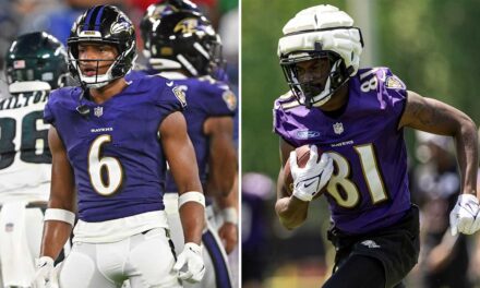 Five Rookies Among Ravens’ Inactives Against Chiefs