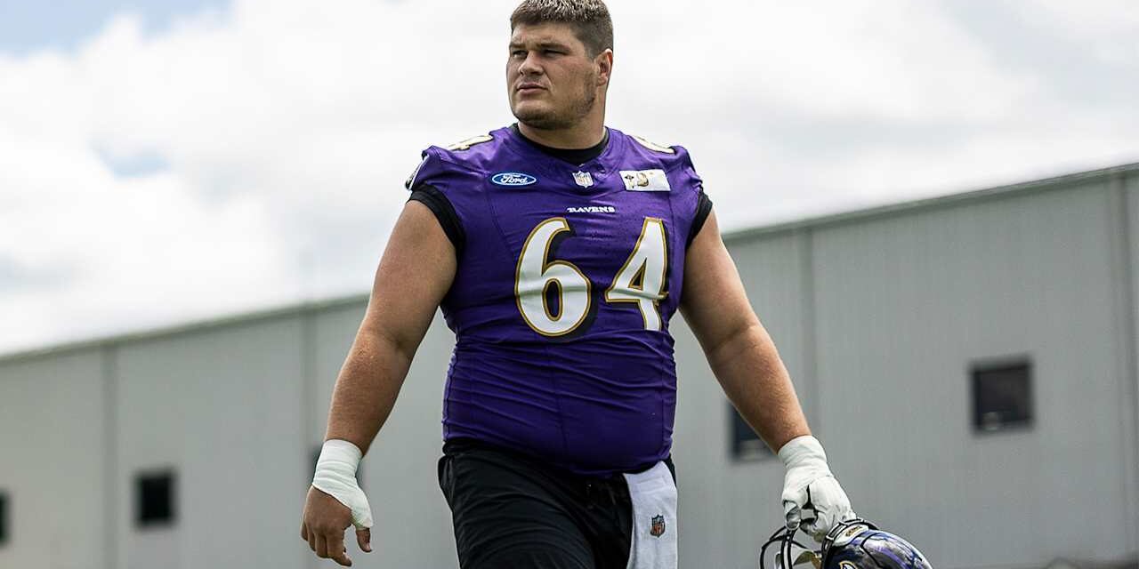 Three Starting Ravens Offensive Linemen Miss Practice