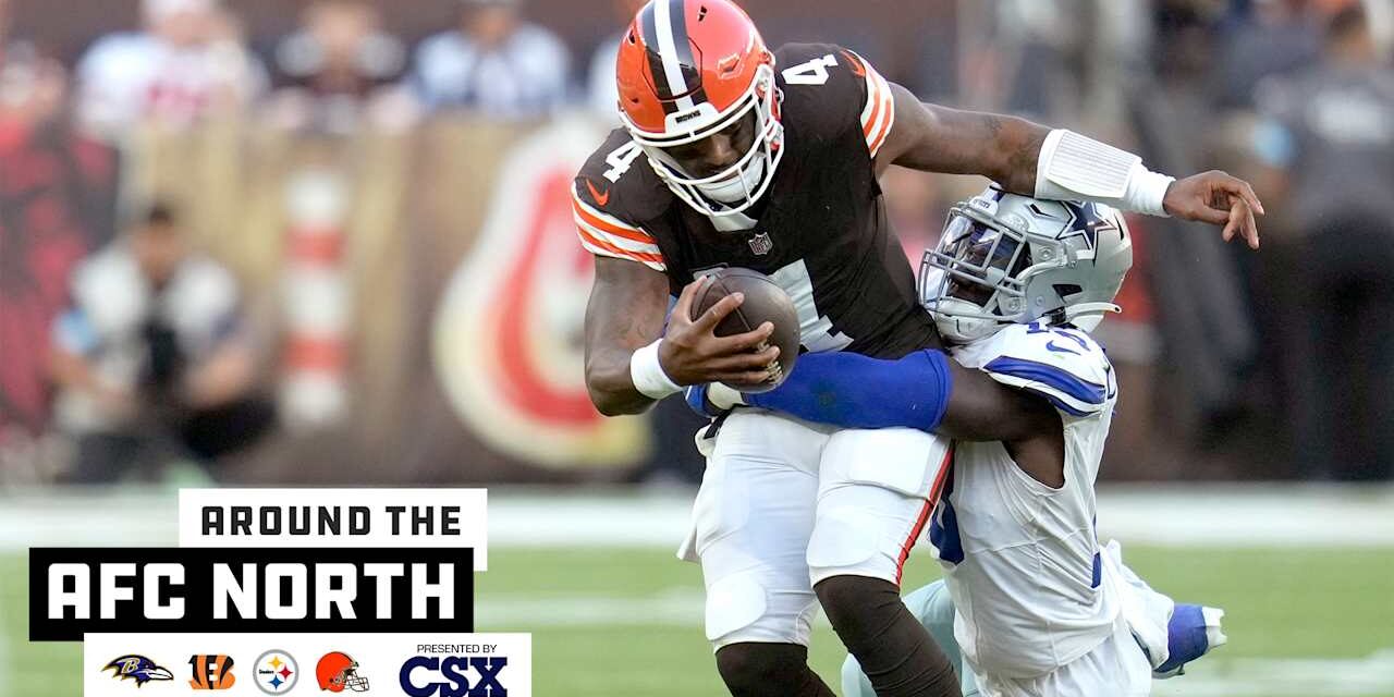 Around the AFC North: Deshaun Watson Struggles in Browns Season Opener