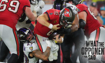 What the Buccaneers Said After Falling to the Ravens