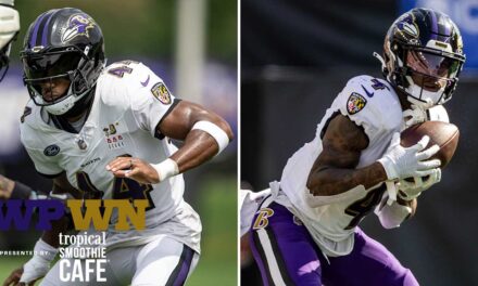 Zay Flowers Returns to Ravens Practice