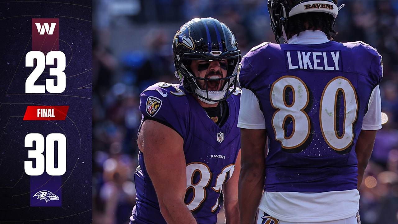 Game Recap: Ravens Extend Winning-Streak With Victory Over Commanders