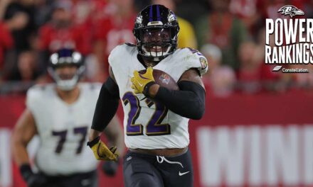 Power Rankings: Ravens Still Not No. 1 After Fifth Consecutive Win