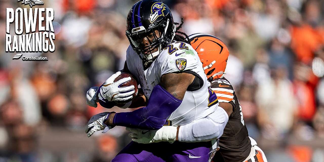 Power Rankings: Ravens Take Slight Hit After Falling to Browns