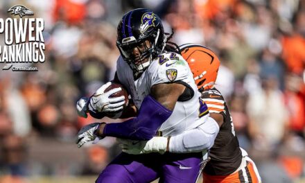 Power Rankings: Ravens Take Slight Hit After Falling to Browns