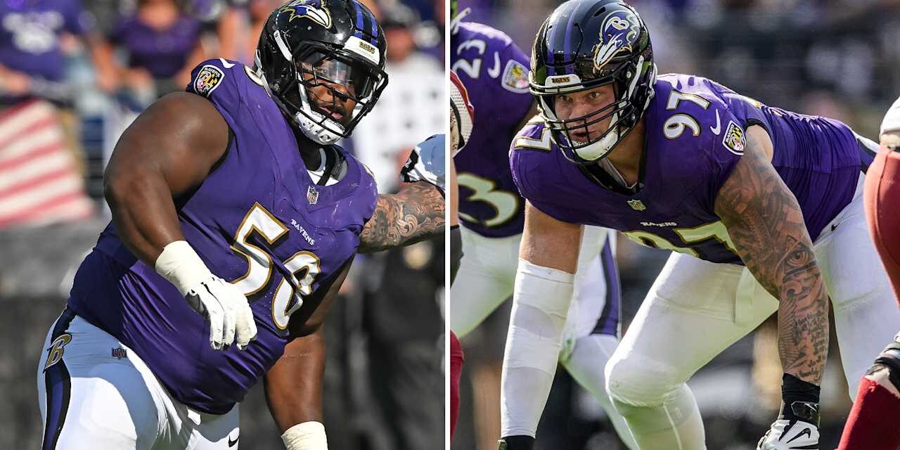 Two Ravens Defensive Linemen Leave With Injuries in Cleveland