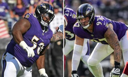 Two Ravens Defensive Linemen Leave With Injuries in Cleveland