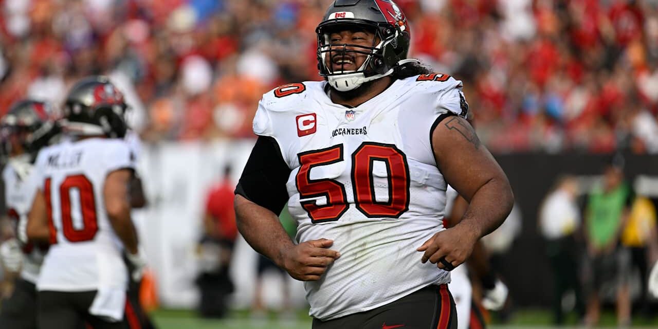 Buccaneers Stars Vita Vea, Mike Evans Active vs. Ravens