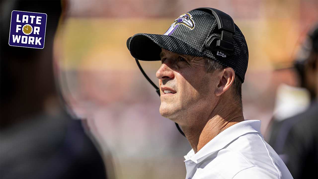 Late for Work: Pundits Credit John Harbaugh's Aggressive Decisions as Reason for Ravens' Win