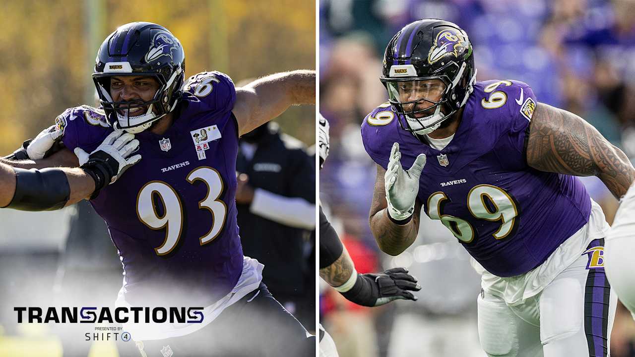 Ravens Activate Two Defensive Linemen From Practice Squad