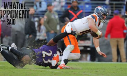 What the Broncos Said After Losing to the Ravens