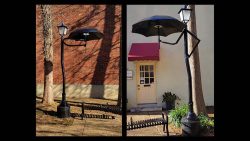 Funky Lightpost Men Enhance Weisman Park in Annapolis