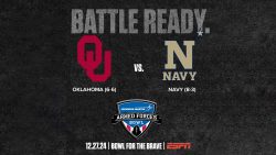 Navy to Battle Oklahoma in Armed Forces Bowl in Ft. Worth