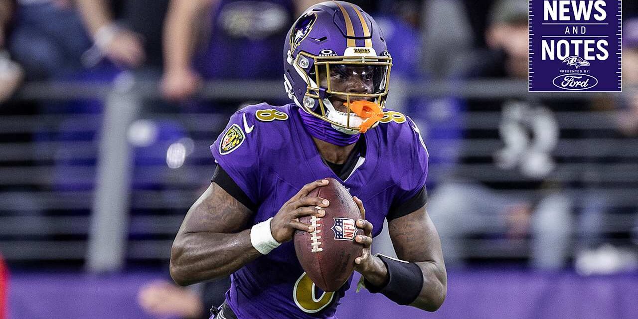 News & Notes: How Lamar Jackson Can Finish With the Best Quarterback Rating in NFL History