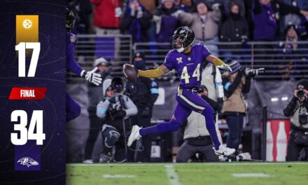 Game Recap: Ravens Clinch Postseason Berth, Stay Alive in AFC North With Win Over Steelers