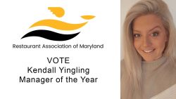 Vote Now to Support Brian Boru’s Kendall Yingling for Maryland’s Restaurant Manager of the Year