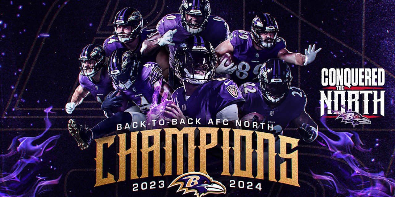 Ravens Win Second Straight AFC North Title