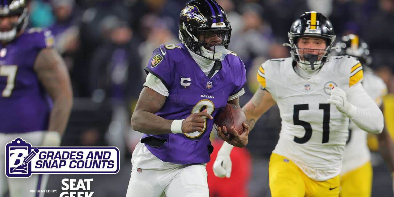 Grades & Snap Counts: Lamar Jackson’s Best Playoff Game Yet