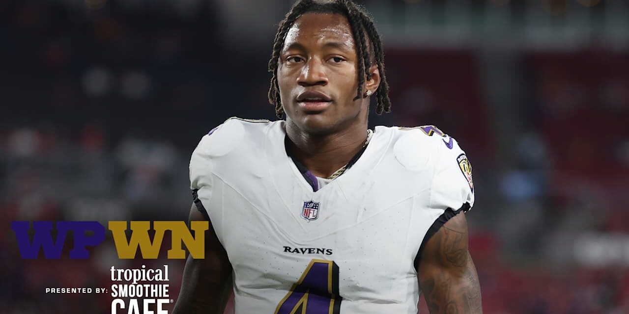 Zay Flowers Ruled Out Ahead of Ravens-Steelers