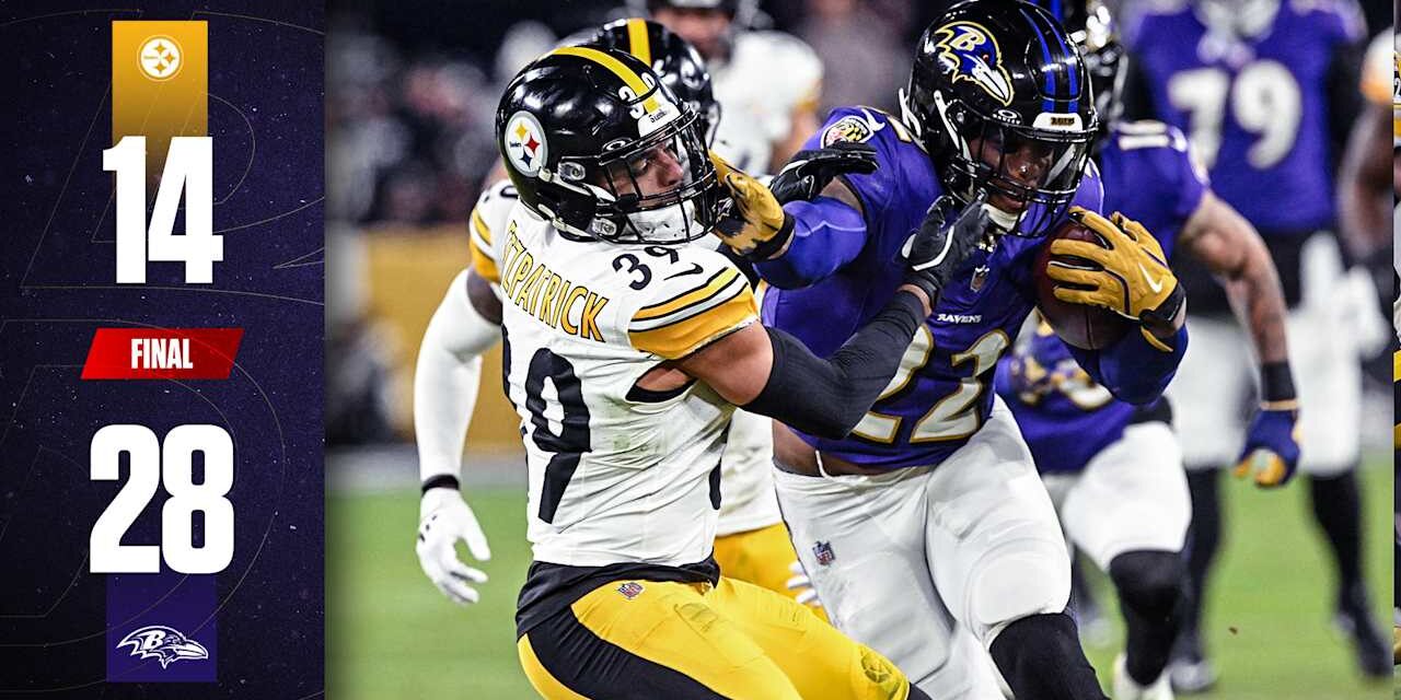 Game Recap: Ravens Trounce Steelers for Wild-Card Win