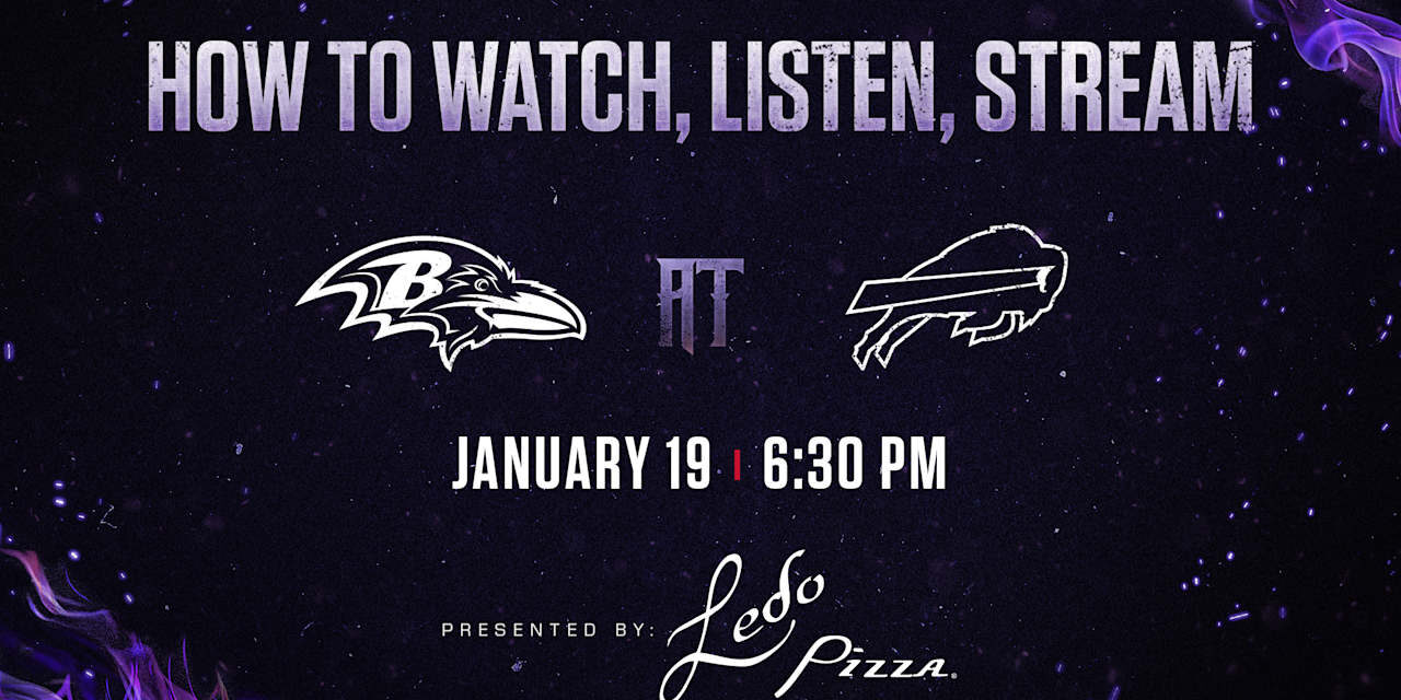 How to Watch Ravens vs. Bills Divisional Playoffs