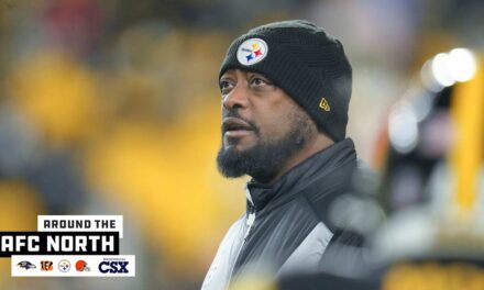 Around the AFC North: Steelers Coach Mike Tomlin Talks About Upcoming Playoff Matchup vs. Ravens