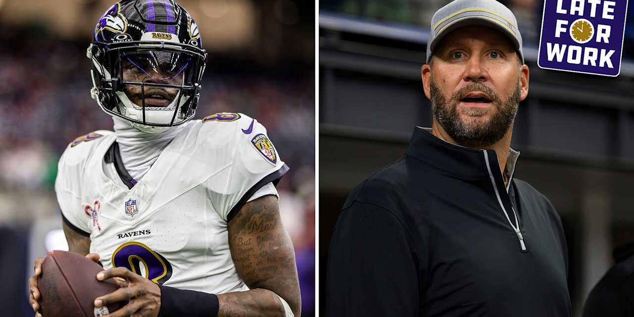 Late for Work: Ben Roethlisberger Picks Ravens to Beat Steelers, Praises Lamar Jackson