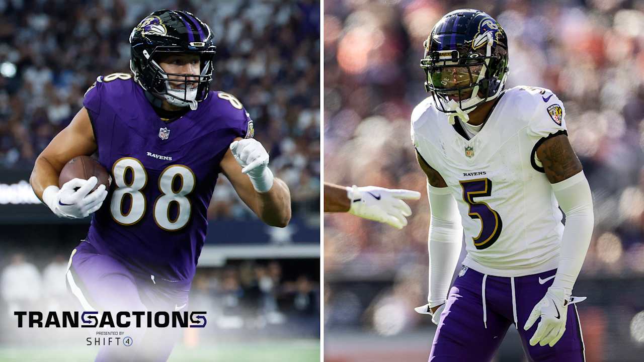 Ravens Activate Charlie Kolar to 53-Man Roster; Move Cornerback to Injured Reserve